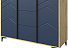 Комод «Тиана» КМК 0967.16, дуб наварра/синий матовый. Фото 1