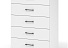 Комод «Чикаго» 5ящ, белый. Фото 1