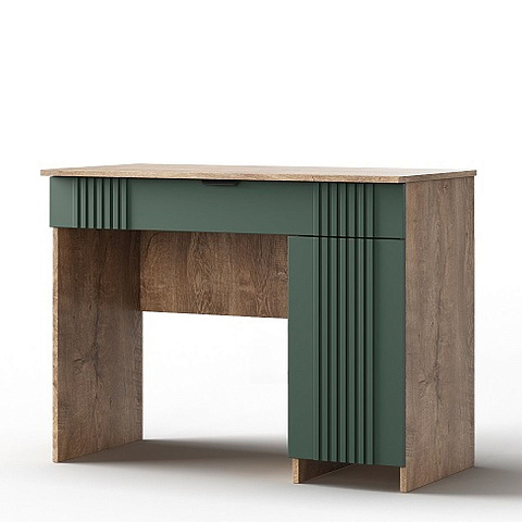 Стол «Герта» КМК 0979.21, дуб канзас/зеленый матовый. Фото 1