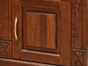 Шкаф комбинированный для прихожей «Верди Люкс 2» П433.02, черешня от магазина Мебельный дом