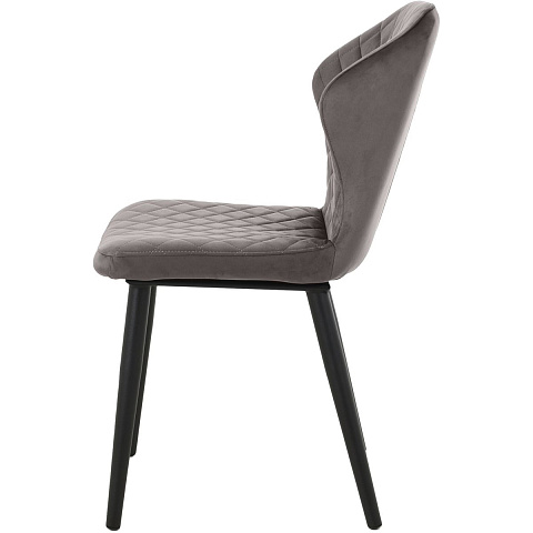 Стул «Вилла», велюр Бренди мансун, каркас черный. Фото 2