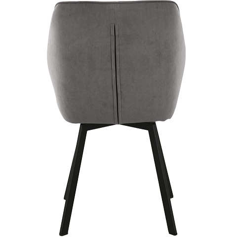 Стул «Вермут», велюр Бренди мансун, каркас вращения черный. Фото 5