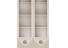 Шкаф-витрина 2-х дверная Капри, бежевая. Фото 2