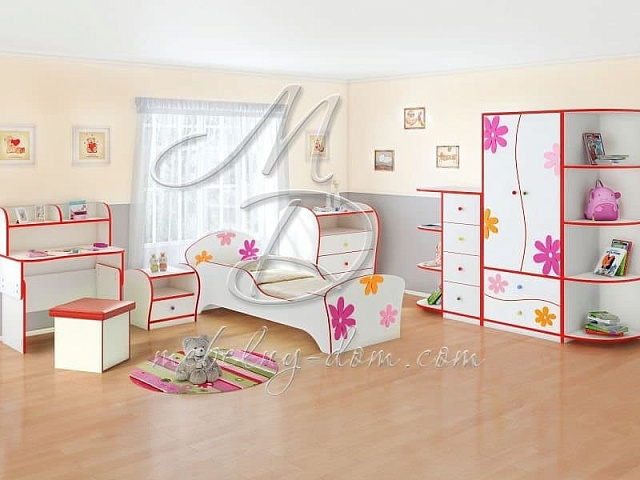Кровать Орматек Соната Kids (для девочек). Фото 6