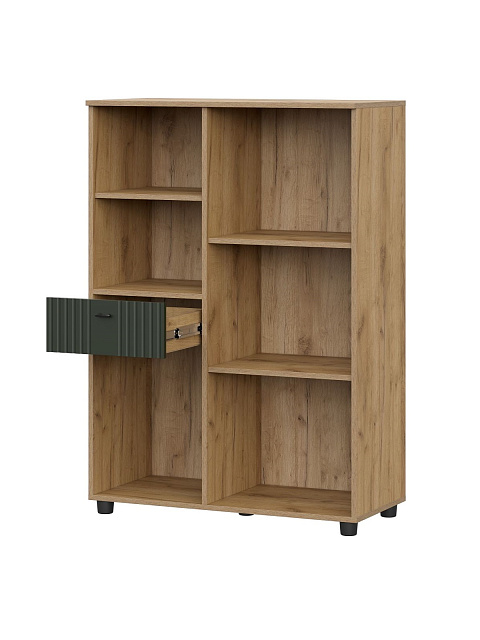 Комод «Милан», дуб золотой/олива. Фото 2