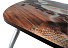 Стол «Ривьера» фотопечать Кофе 22, хром. Фото 6