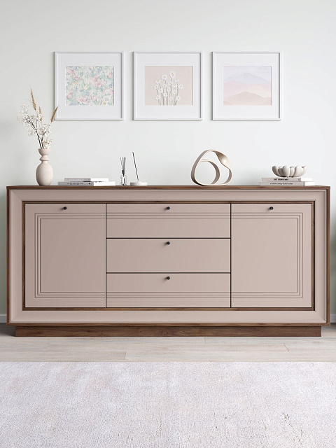 Комод «Прато» 180, таксония шоколад/кофе с молоком. Фото 5