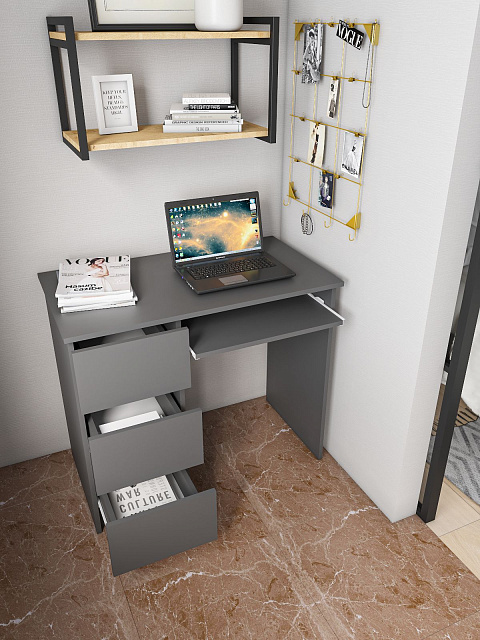 Стол Мори МС-6 левый, Графит. Фото 4