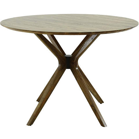 Стол «Вегас» D110, светлый дуб/патина. Фото 3