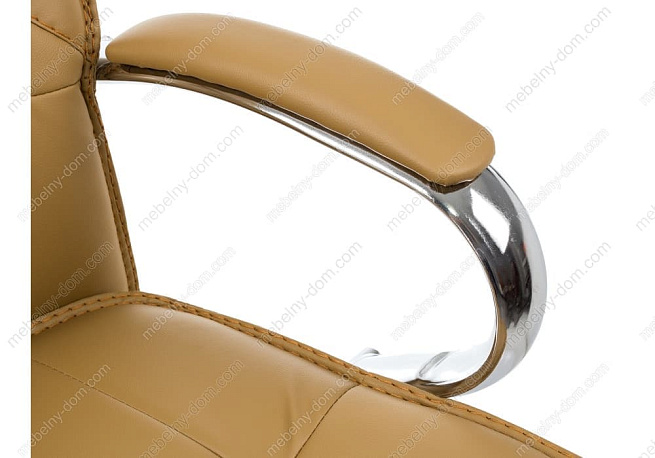 Офисное кресло Twinter желто-коричневое. Фото 6
