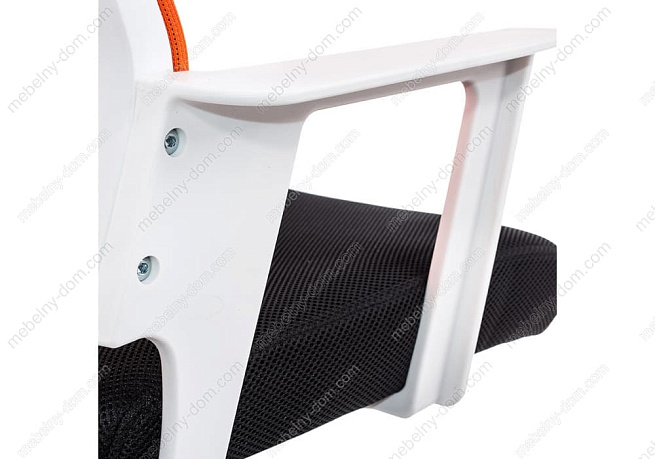 Компьютерное кресло Dreamer белое / черное / оранжевое. Фото 7