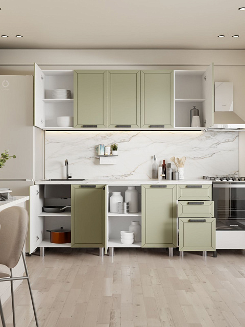 Кухонный гарнитур «Лилия» 2,0м, фисташка. Фото 6