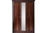 Шкаф распашной 3-х дверный с зеркалом Палермо Т-753, вишня. Фото 2