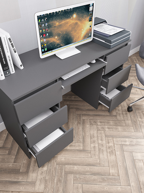 Стол Мори МС-2, Графит. Фото 5