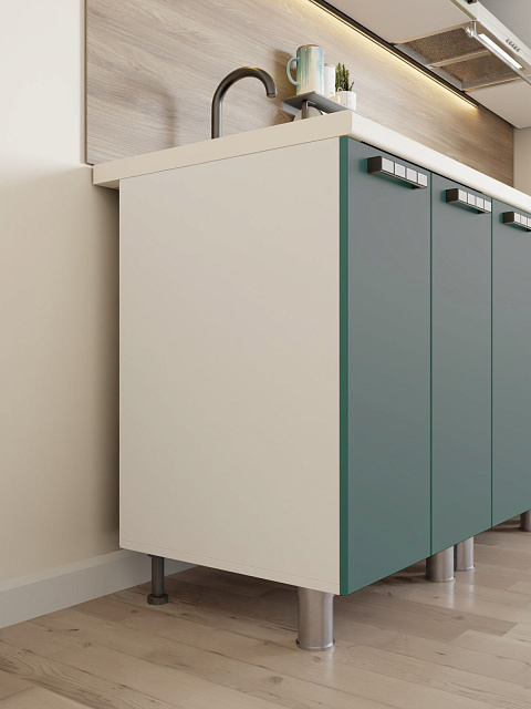 Кухонный гарнитур «Лаванда» 2,4м, изумруд. Фото 4