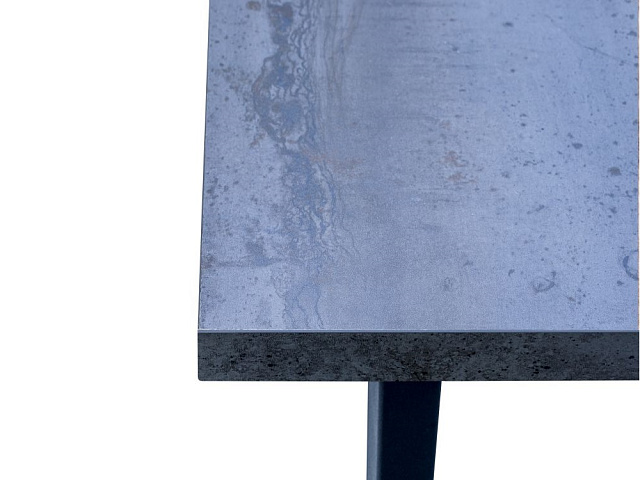Стол Leset Ларс, бетон, металл черный. Фото 4