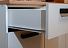 Кухонный гарнитур «Ника» Нео 2,4м с вытяжкой, Ателье светлый/Белый. Фото 7