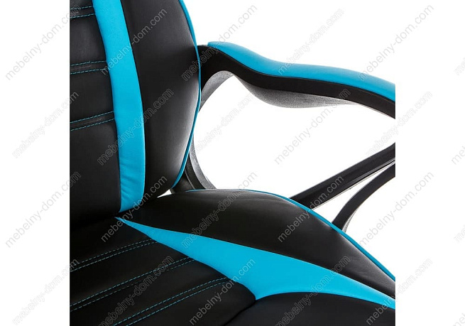 Компьютерное кресло Monza черное / синее. Фото 8