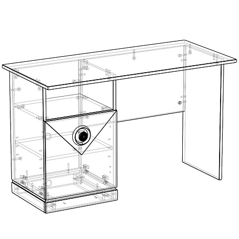 Стол Капри 1200, бежевый. Фото 5