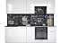 Кухонный гарнитур «Ника» Глосс 2,4м с вытяжкой, Белый глянец. Фото 1