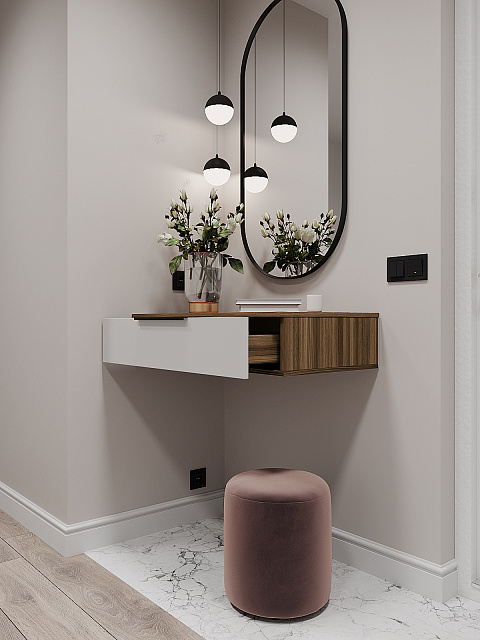 Тумба Роза 900 Ройс, белый скин. Фото 3