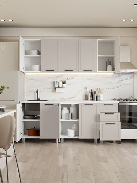 Кухонный гарнитур «Лилия» 2,0м, кашемир. Фото 2