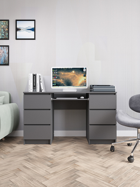 Стол Мори МС-2, Графит. Фото 1