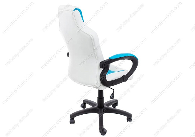 Компьютерное кресло Kadis светло-синее / белое. Фото 2