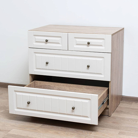 Комод «Богуслава» М7, дуб баррик/крем брюле. Фото 3