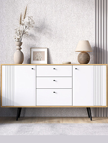 Комод Вега Саксония 150, белый матовый от магазина Мебельный дом