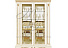 Шкаф с витриной «Милана 5» П265.05, слоновая кость. Фото 2
