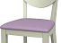 Стул «Коломбо-2», Нитро пурпл, слоновая кость. Фото 3