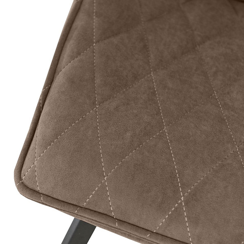 Стул «Амаретто», велюр Бренди латте, каркас вращения черный. Фото 5