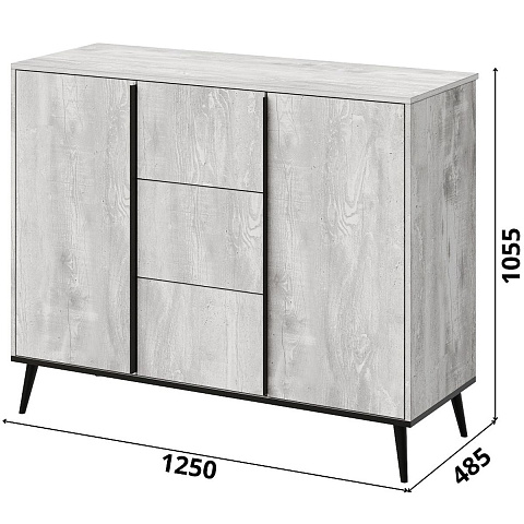 Спальня «Саванна» КМК 0973, бетон пайн светлый. Фото 6