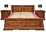 Кровать из массива дуба «Милана 18» П294.06м, черешня. Фото 2