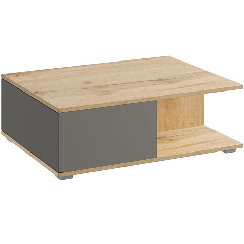 Стол «Виллитус» М10, Дуб вотан/Графит. Фото 1