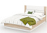 Кровать «Аврора» 160*200 (подъемник), Дуб сонома/Белый. Фото 1