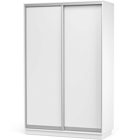 Шкаф-купе «Тетрис» 140/220 ДД, Белый жемчуг. Фото 1