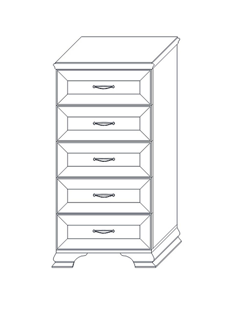 Комод Сиена 55, бежевый. Фото 4