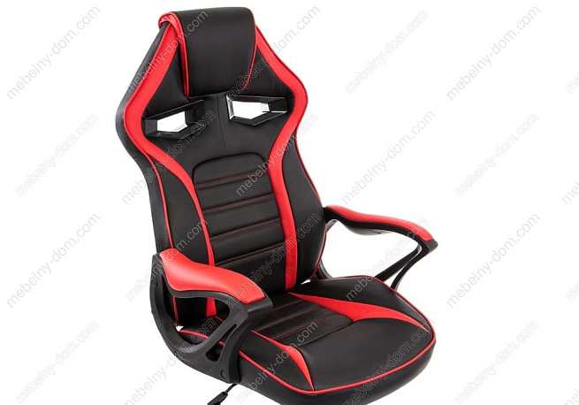 Офисное кресло Monza черное / красное. Фото 4