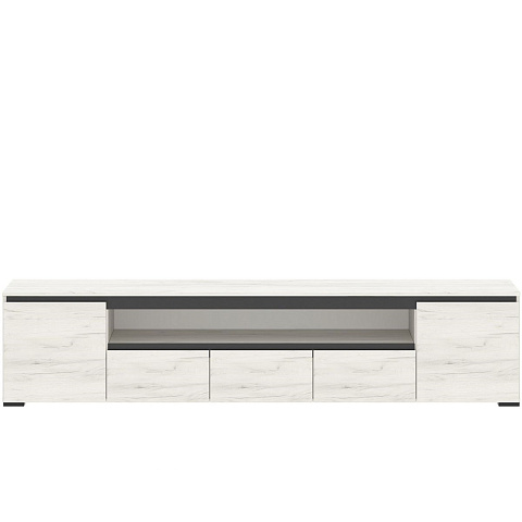 Тумба «Гретта» 2С3Я, Крафт белый/Антрацит. Фото 3