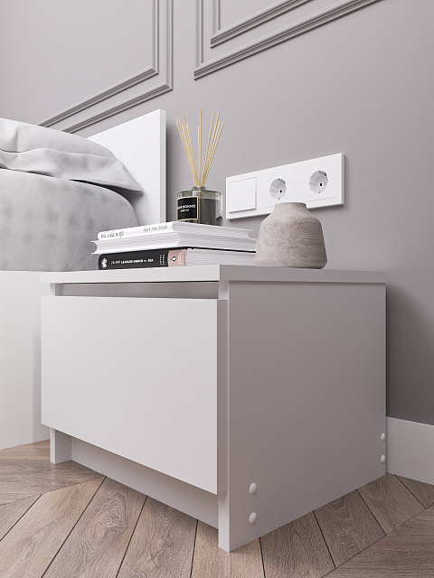 Тумба Мори ТПМ 400.1, Белый. Фото 2