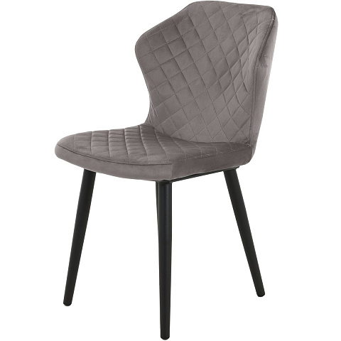 Стул «Вилла», велюр Бренди мансун, каркас черный. Фото 1