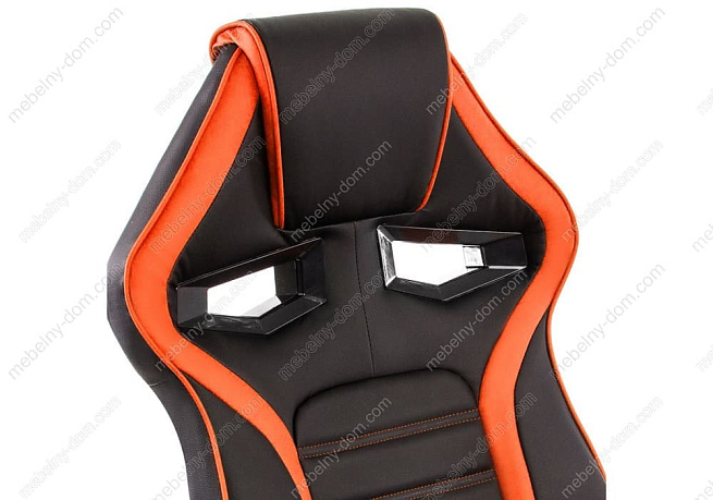 Офисное кресло Monza черное / оранжевое. Фото 6
