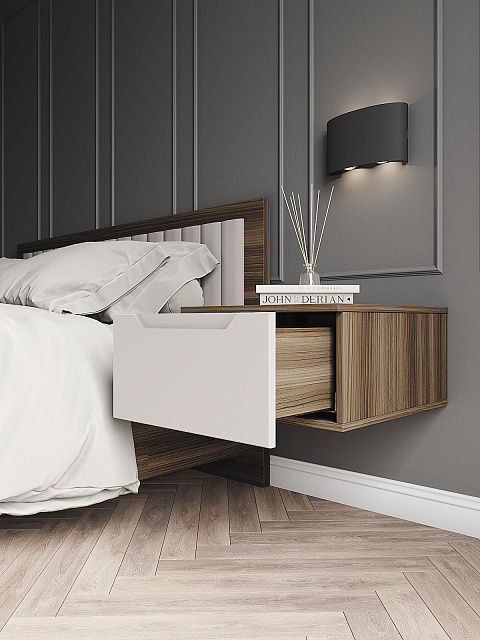 Тумба Роза 450 Тренто, бежевый скин. Фото 3