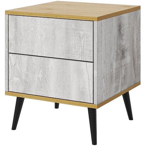 Спальня «Саванна» КМК 0973, бетон пайн светлый/дуб наварра. Фото 6