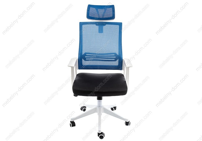 Компьютерное кресло Dreamer белое / черное / голубое. Фото 1