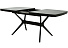 Стол «Оскар» 2м Керамика 140x90, Bayona Grey Natural, эмаль черная. Фото 3