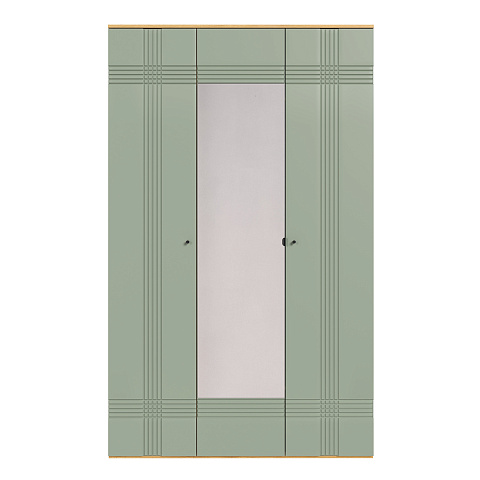 Шкаф Вега Саксония 135, серо-зеленый. Фото 2