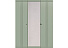 Шкаф Вега Саксония 135, серо-зеленый. Фото 2